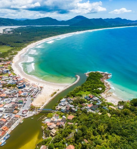 Aerial,View,Of,Barra,Da,Lagoa,And,Lagoa,Da,Conceicao